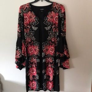 Roz and Ali Floral embroidered dress size 12